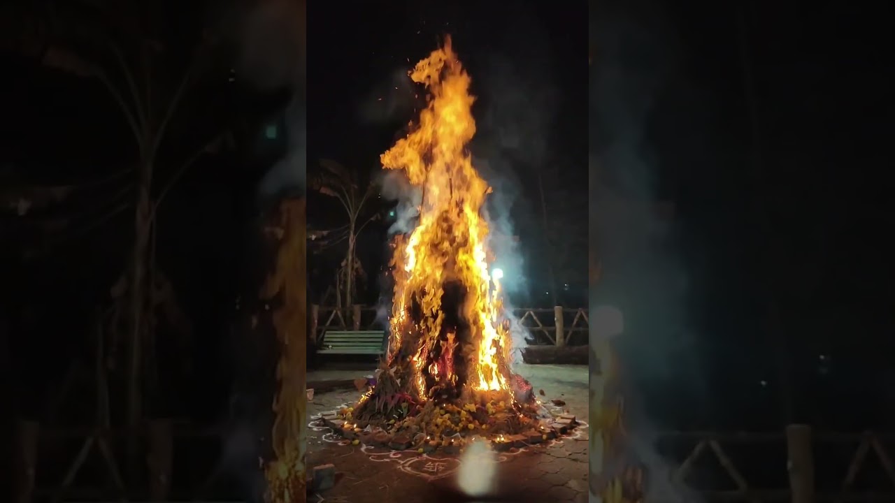holika dahan ❤️#holi #holidahan #editing #capcut
