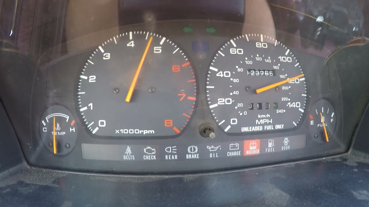 Mazda 626 GD USDM 2.2t Cruising on German Highway 