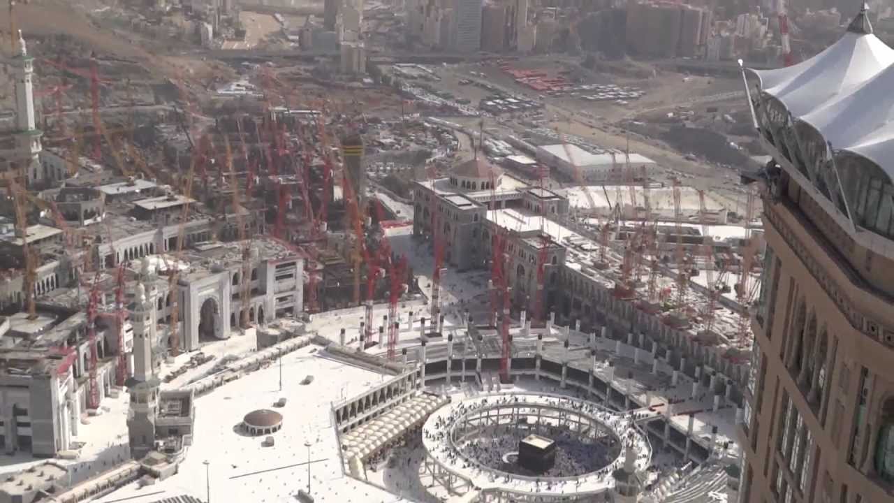 New construction of Masjid Al Haram clip no 2 (full HD)