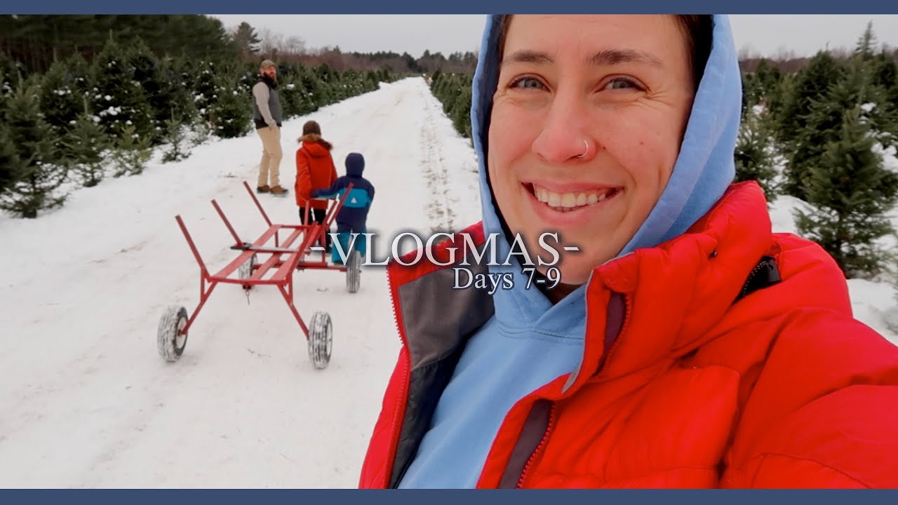 rushin' around the christmas tree farm...and then we found the best tree yet | VLOGMAS #3