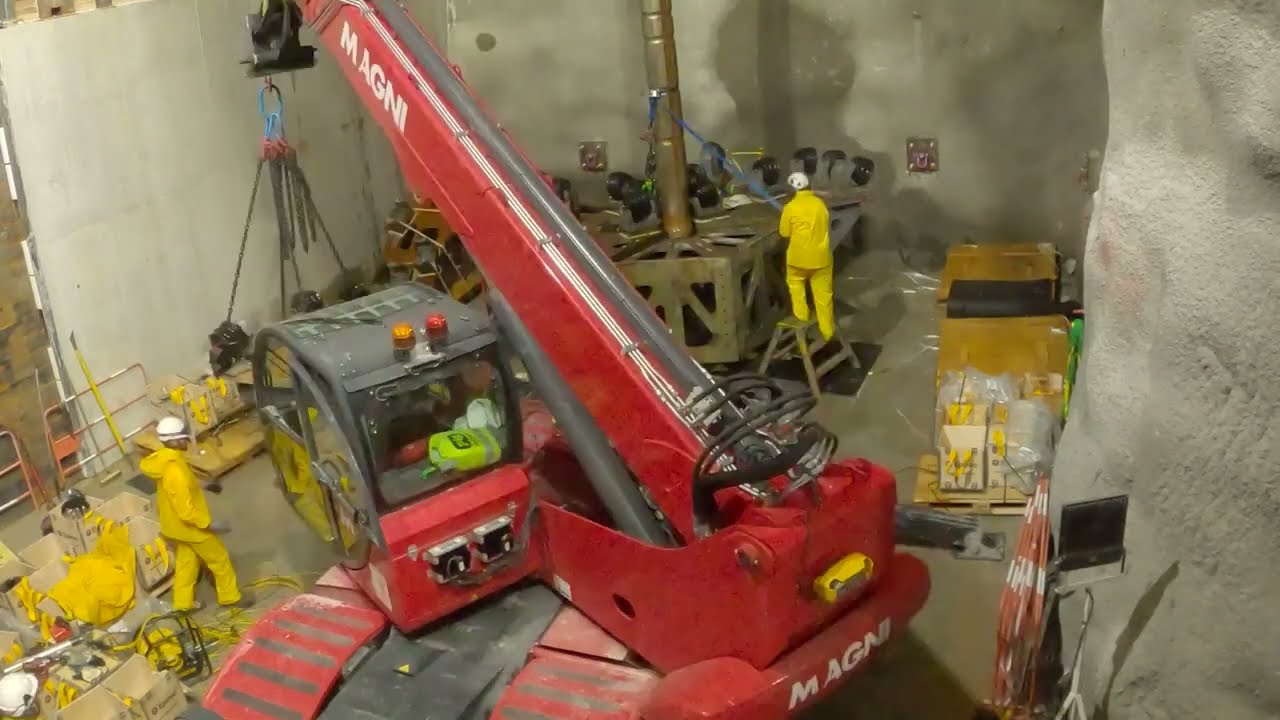 TELT | Le #LyonTurin un chantier exceptionnel et futuriste : la roue de coupe des puits d'Avrieux