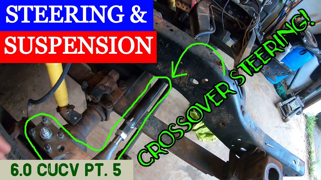 6.0 CUCV Part 5 - Front SUSPENSION and CROSSOVER STEERING UPGRADE