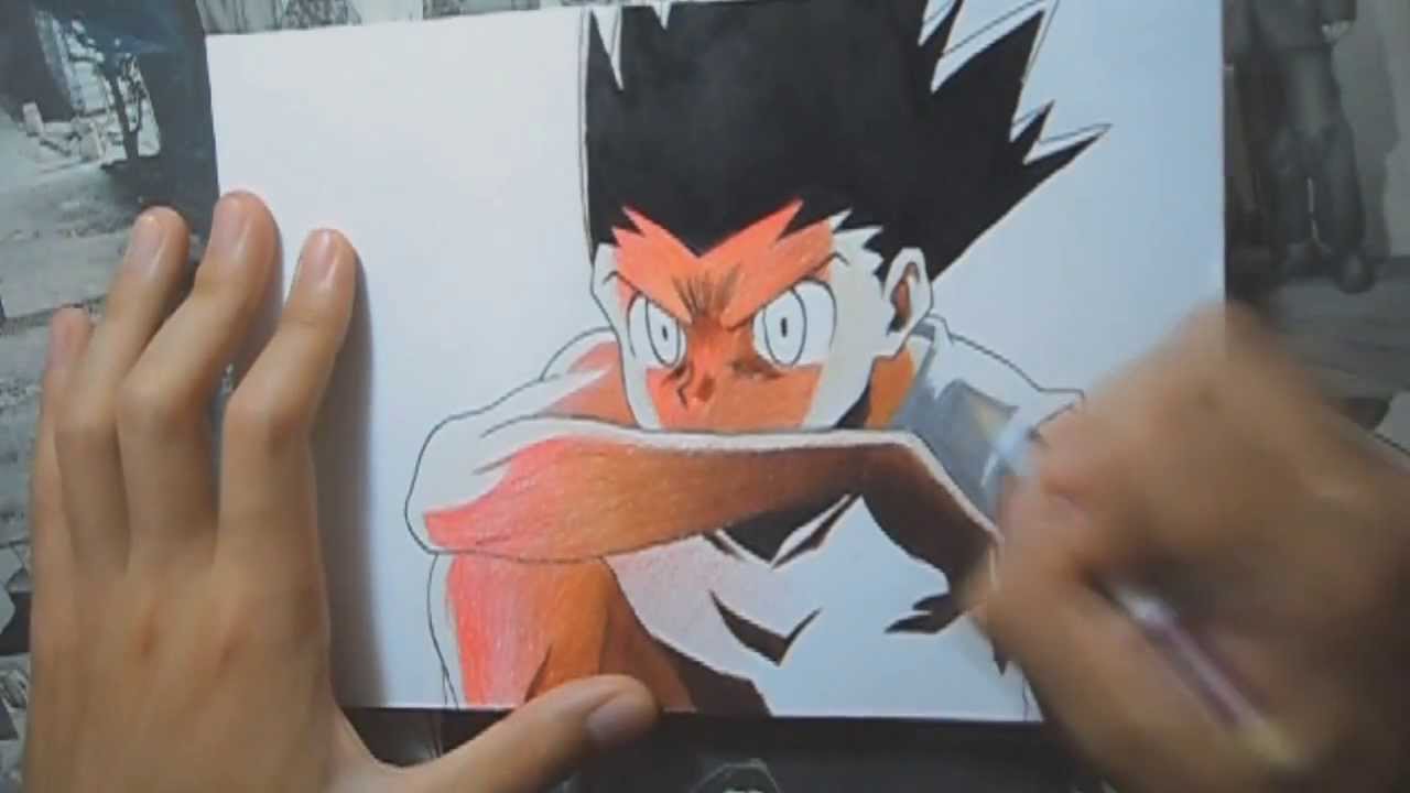 Drawing- Gon Freecs from HunterxHunter