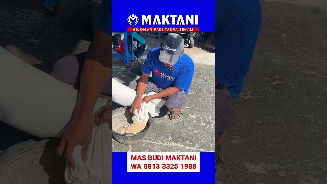 Dedak Kasarmu Dihalusin Pakai Mesin MAKTANI PM500 Saja Bos   Penepung Multifungsi & Praktis