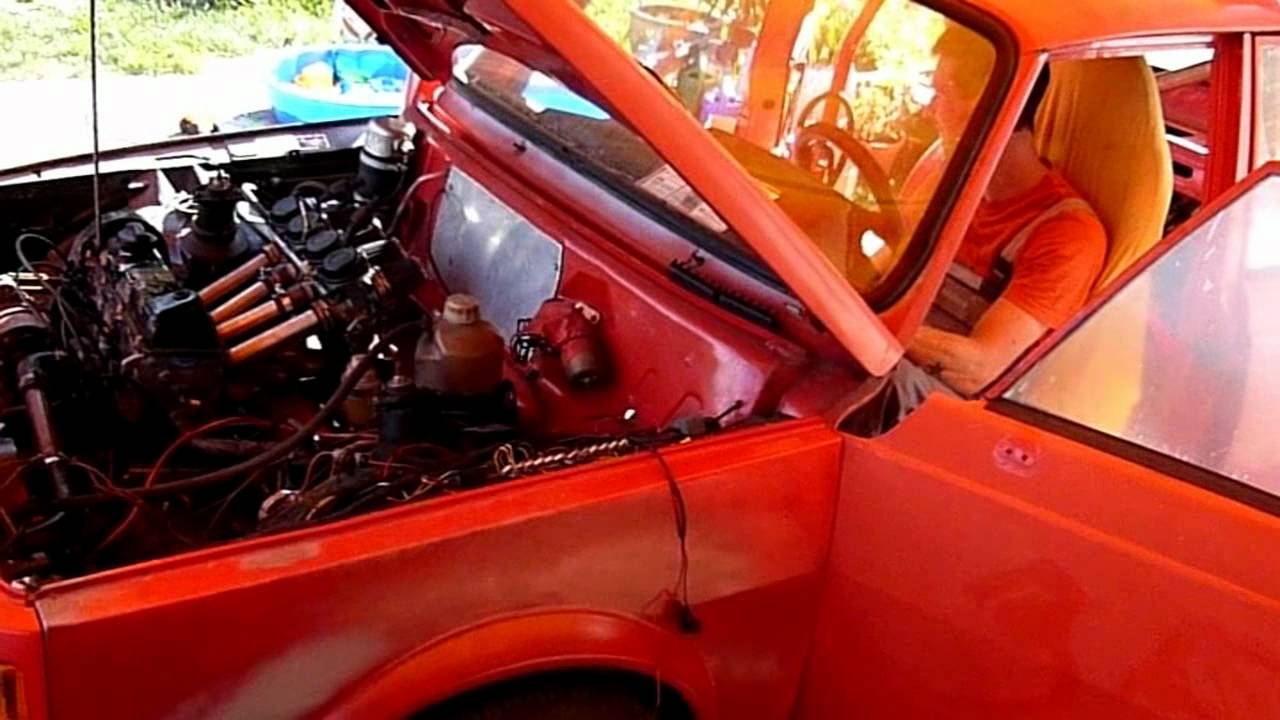 KAGG motorsport. Wartburg 1.3. Erster Motorstart