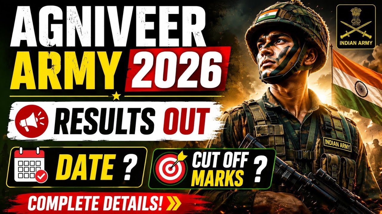 🚨 Agniveer Army 2026 Results Out Soon! | Expected Cut Off Marks & Result Date 🔥