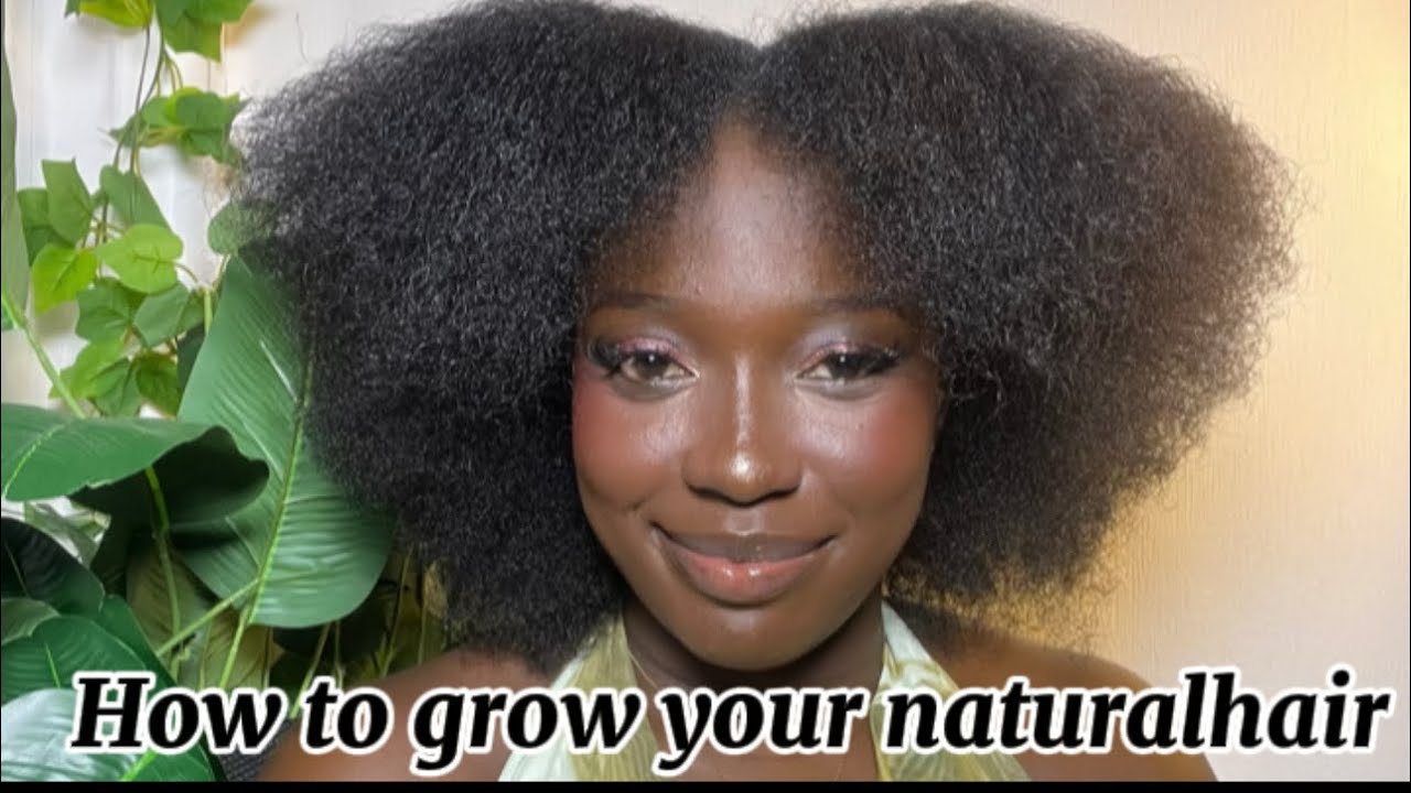 How To Grow Your Natural Hair THIS Long in a Few Months | Simple Routine That Actually works 