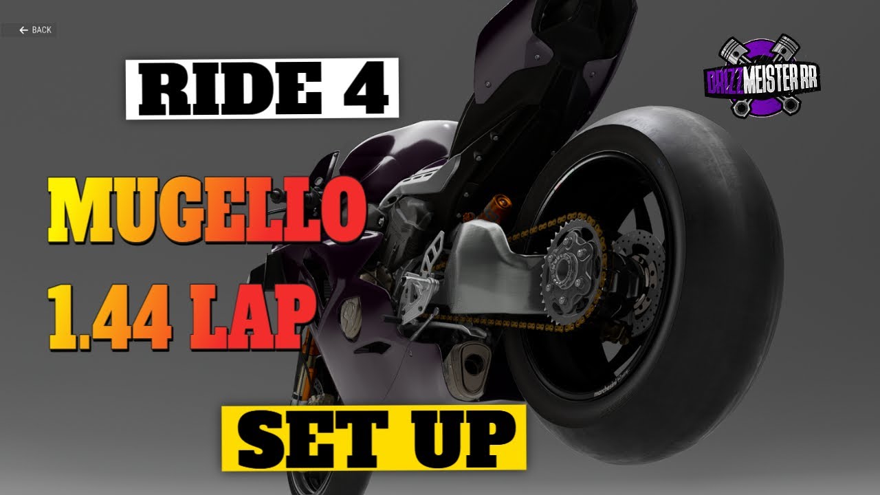 Ride 4 Mugello Set Up  | Setup to be further improved