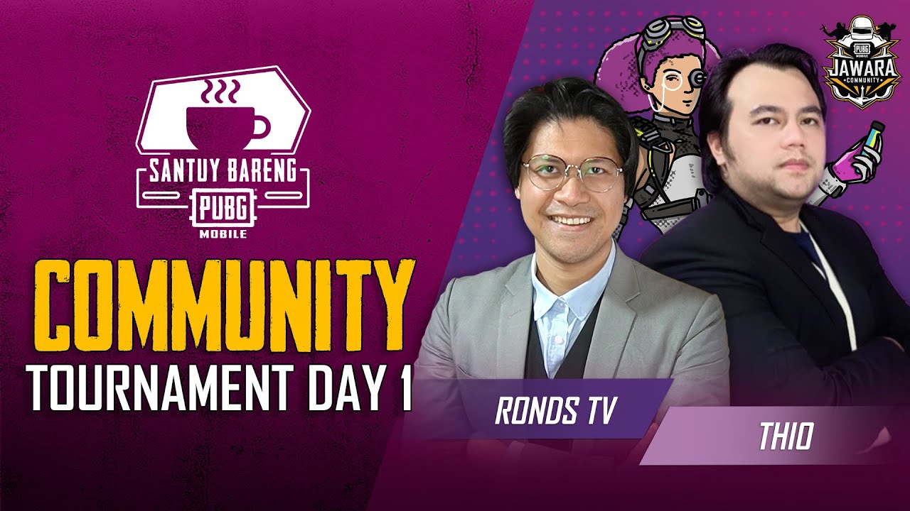 Santuy Bareng PUBG Mobile | Community Tournament Hari ke-1 Ditemani Thio & Ronds TV!
