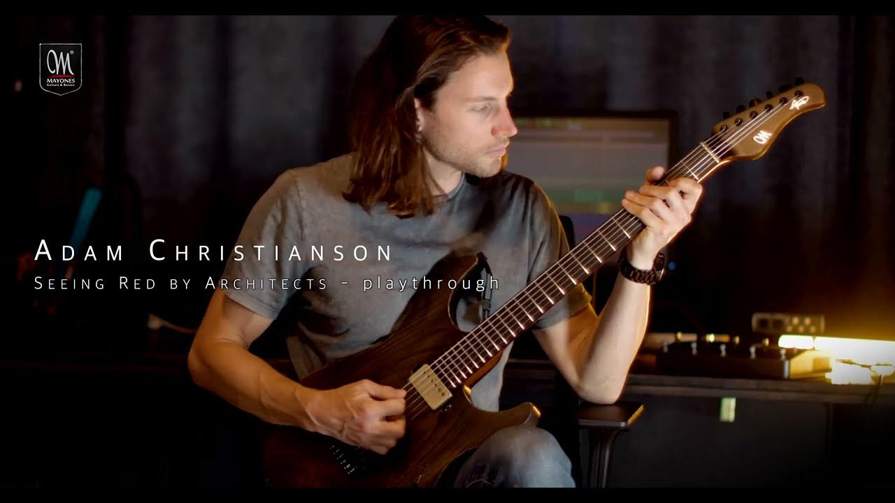 Mayones Aquila Cardinal 6 - Adam Christianson  playthrough of Architects 