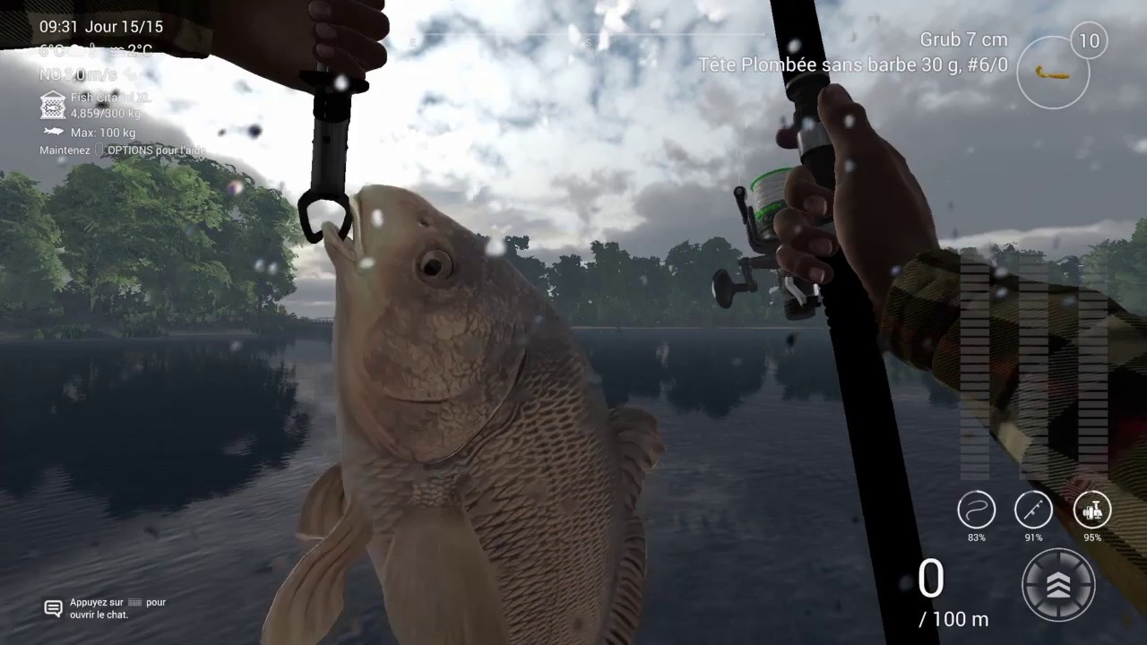 The Fisherman. ( Fishing planet ). Lac St Croix. Malachigan + 10kg