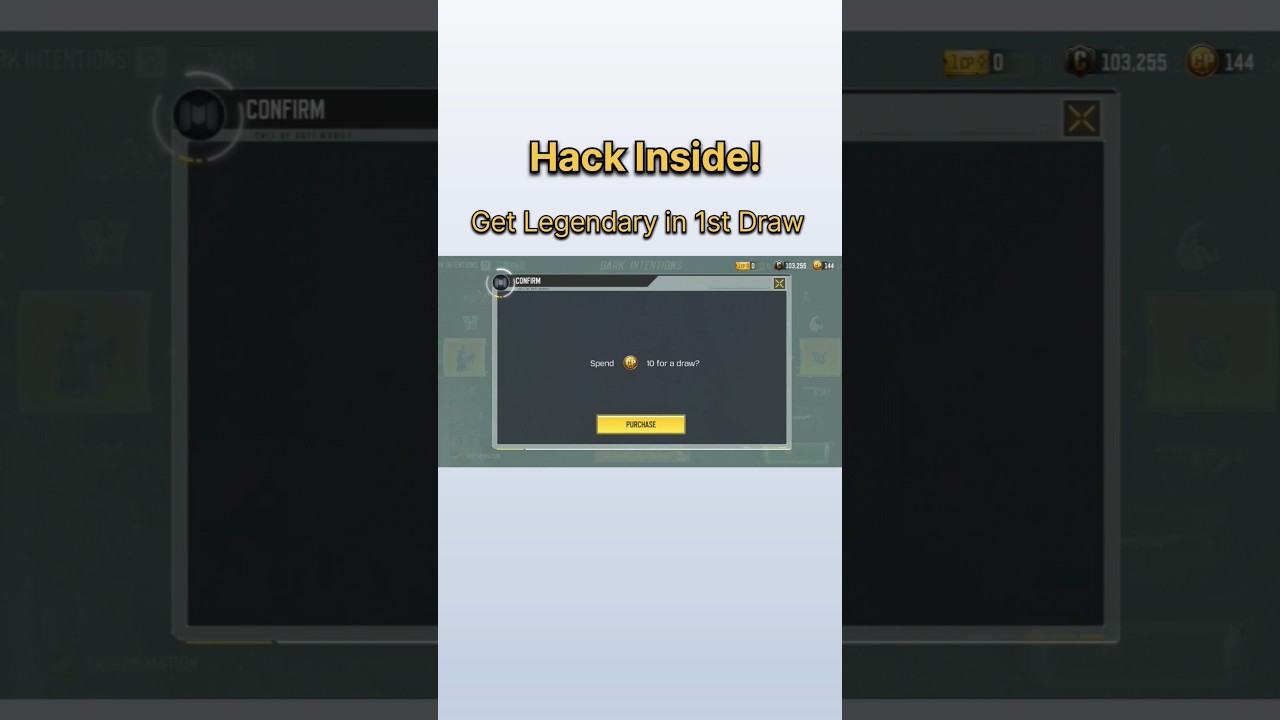 How I Got a Legendary Gun with Just 10 CP in CODM Lucky Draw! #CODMobile #Legendary