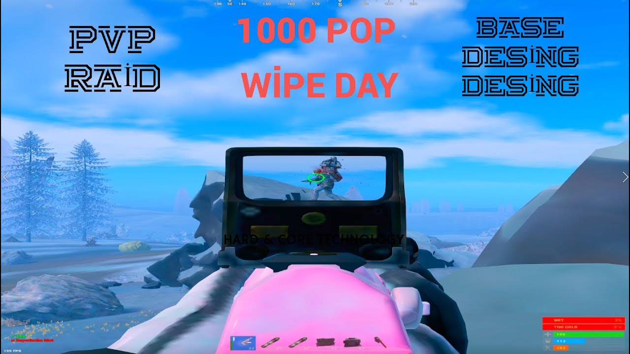 INSANE WIPE DAY ON 1000 POP SERVER | Rust