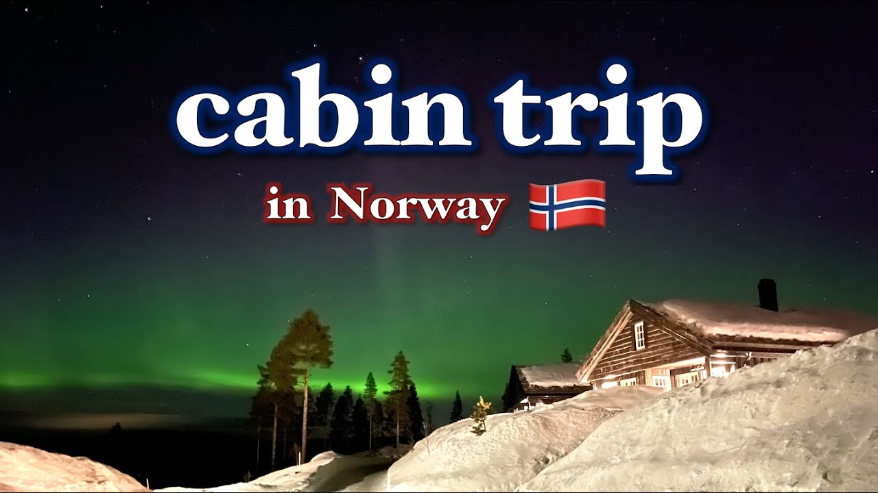 Koselig Cabin Trip in NORWAY 🇳🇴 | Northern Lights, Skiing, & Arctic Animals 🤩 (VLOG)