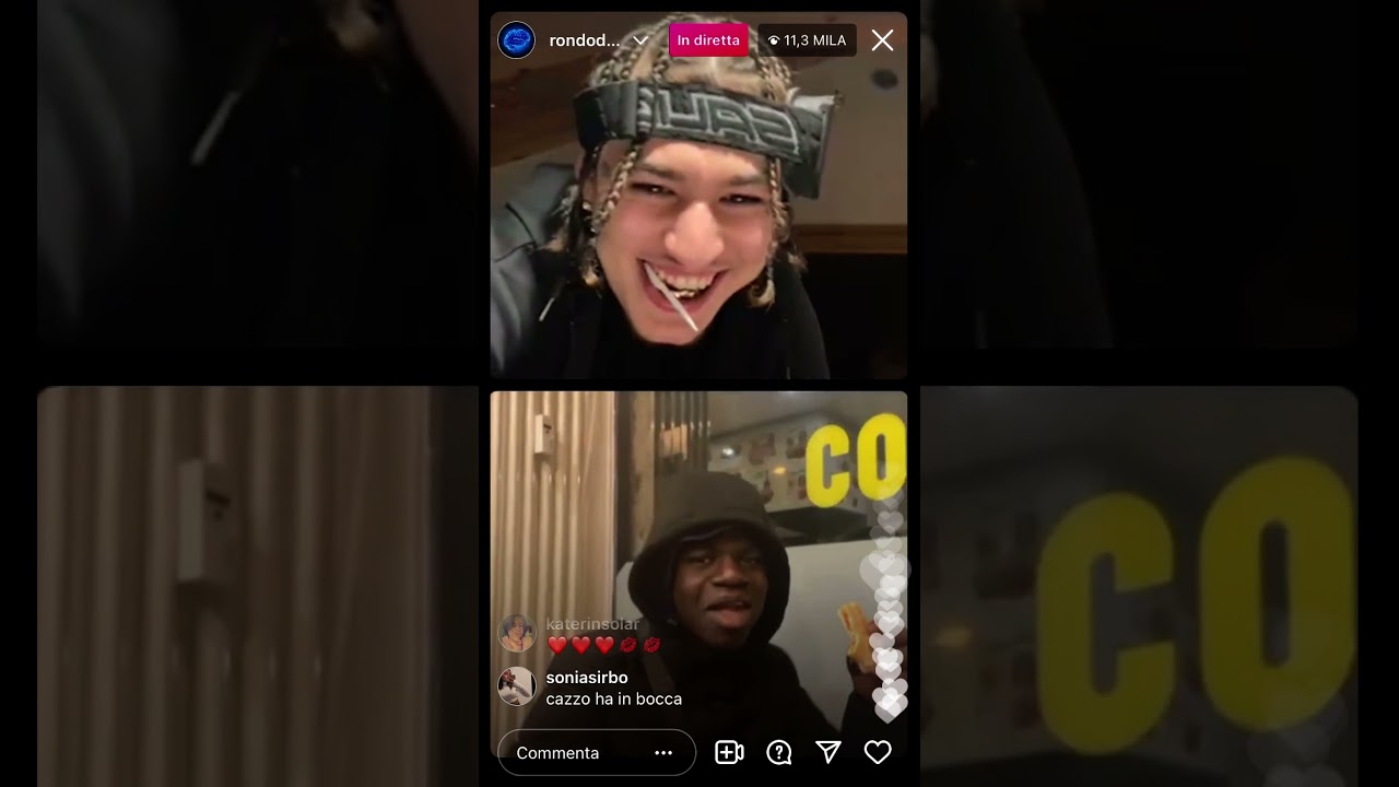 RONDO DIRETTA INSTAGRAM CON BENE.530
