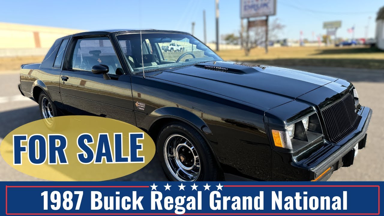 1987 Buick Regal Grand National ** Turbocharged    ** FOR SALE ***   #usa #grandnational #buick