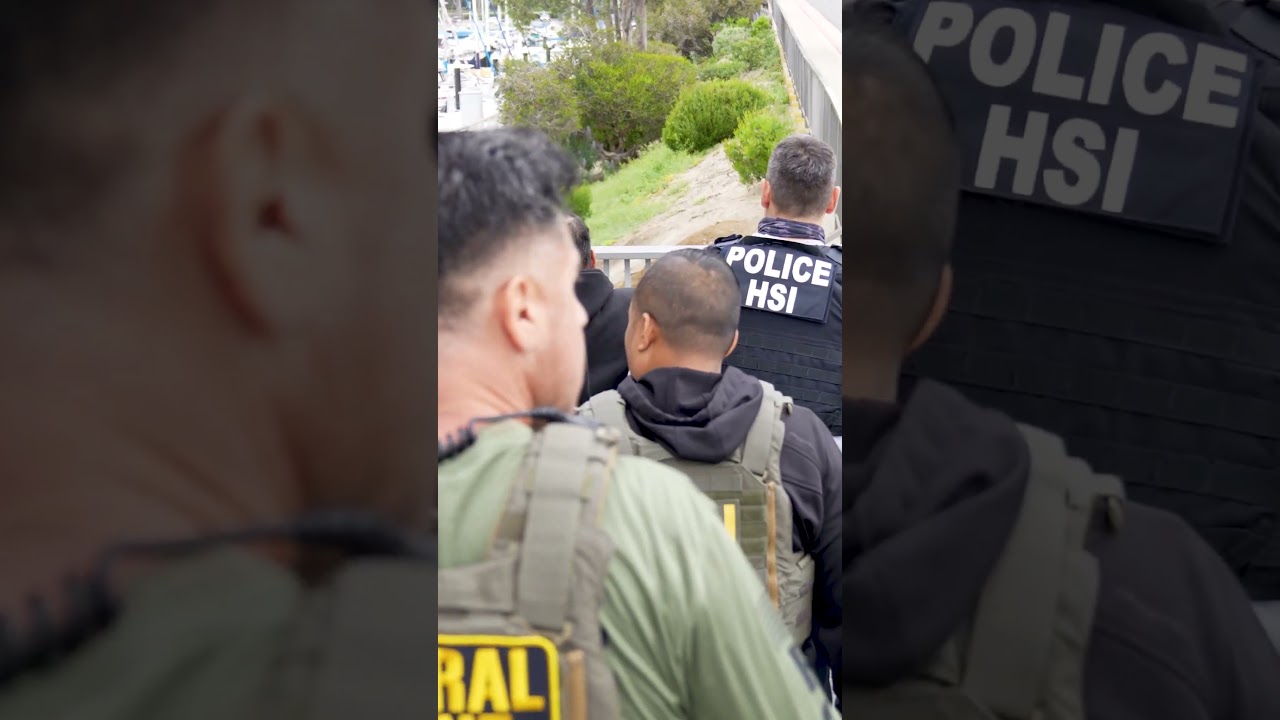 Watch ICE Orange County special agents arrest MS-13 gang member accused of double homicide