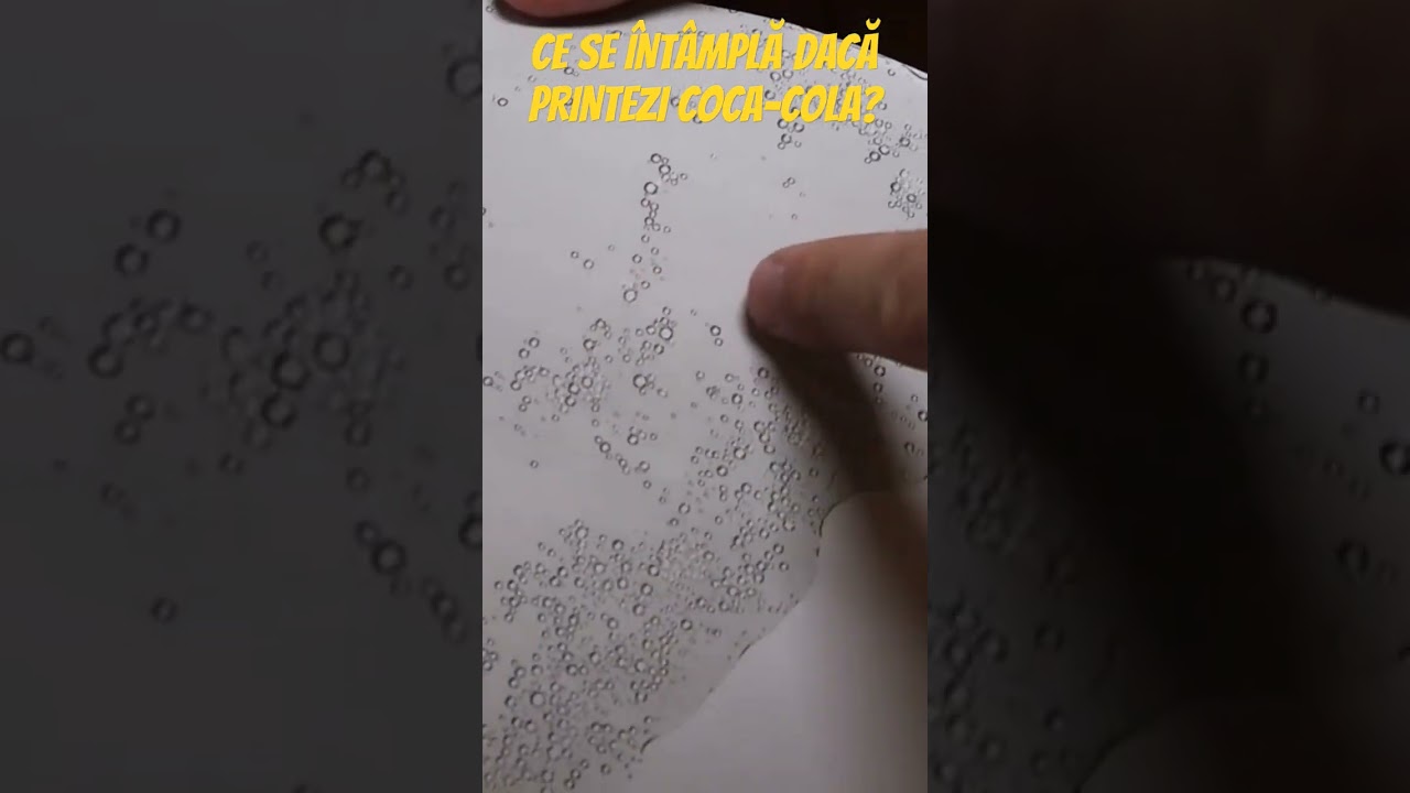 Ce se &icirc;nt&acirc;mplă dacă printezi COCA-COLA? #viral #romania #cocacola #printing