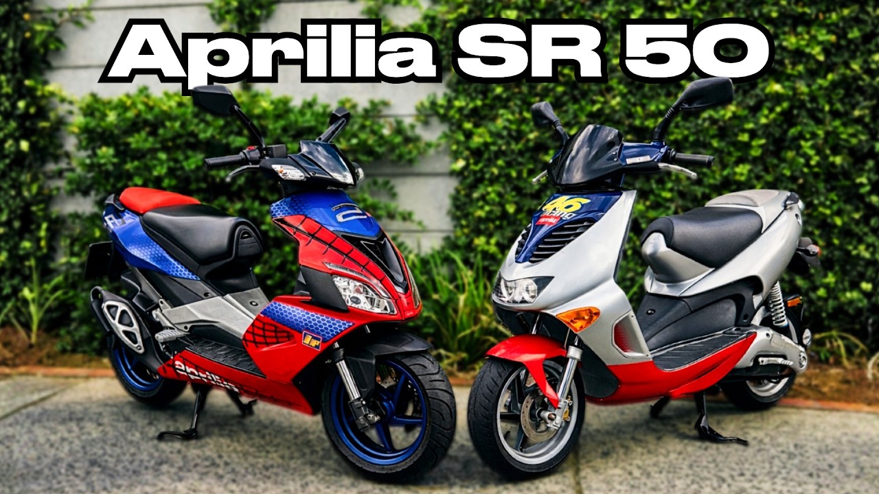 Aprilia SR50 Factory R 2004 года против Aprilia SR50 1998 года! Какая из них лучше?