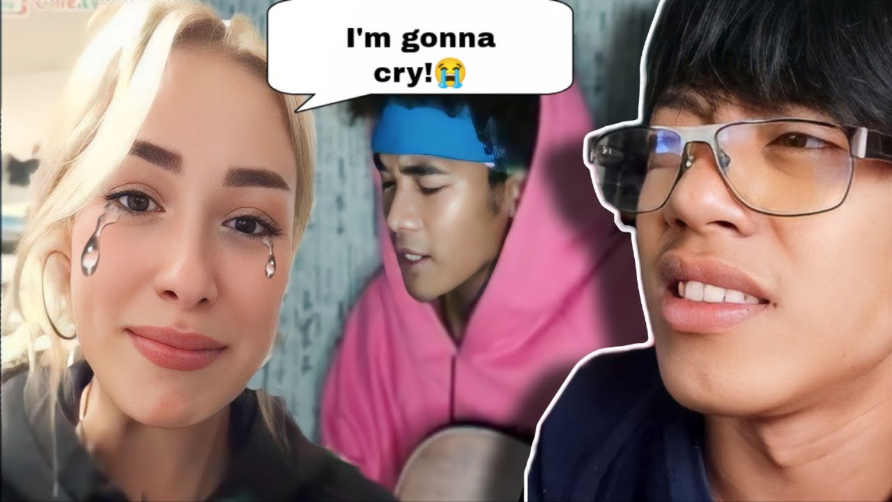 Jong Madaliday New Video is Insane! - SHE ALMOST CRY! | singing to strangers on Omegle (Reaction!!)