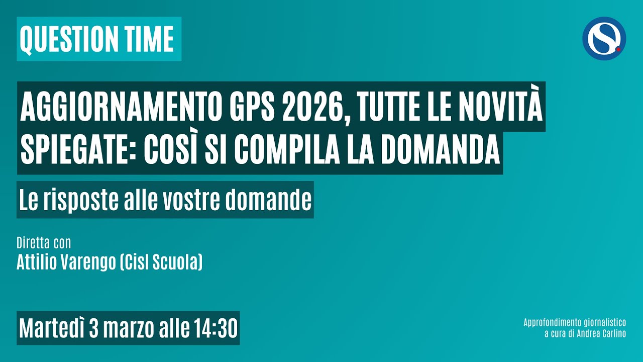Aggiornamento GPS, tutte le novità spiegate: così si compila la domanda