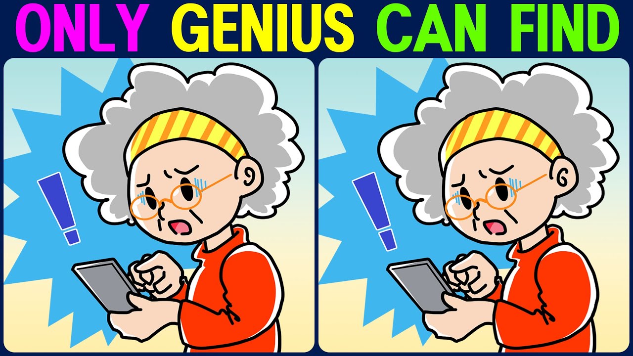 【Find the Difference】 ONLY GENIUS CAN FIND