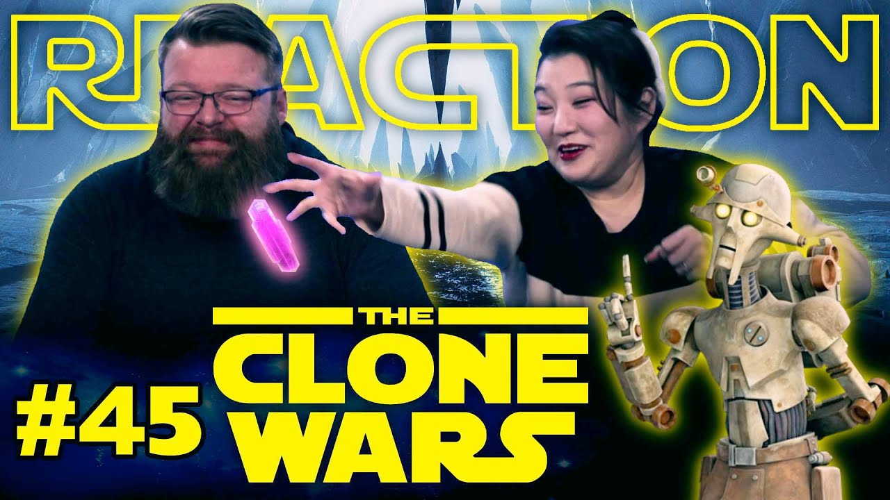 My Wife Watches The Clone Wars #45 - Young Jedi Arc: Pt 1 REACTION!!