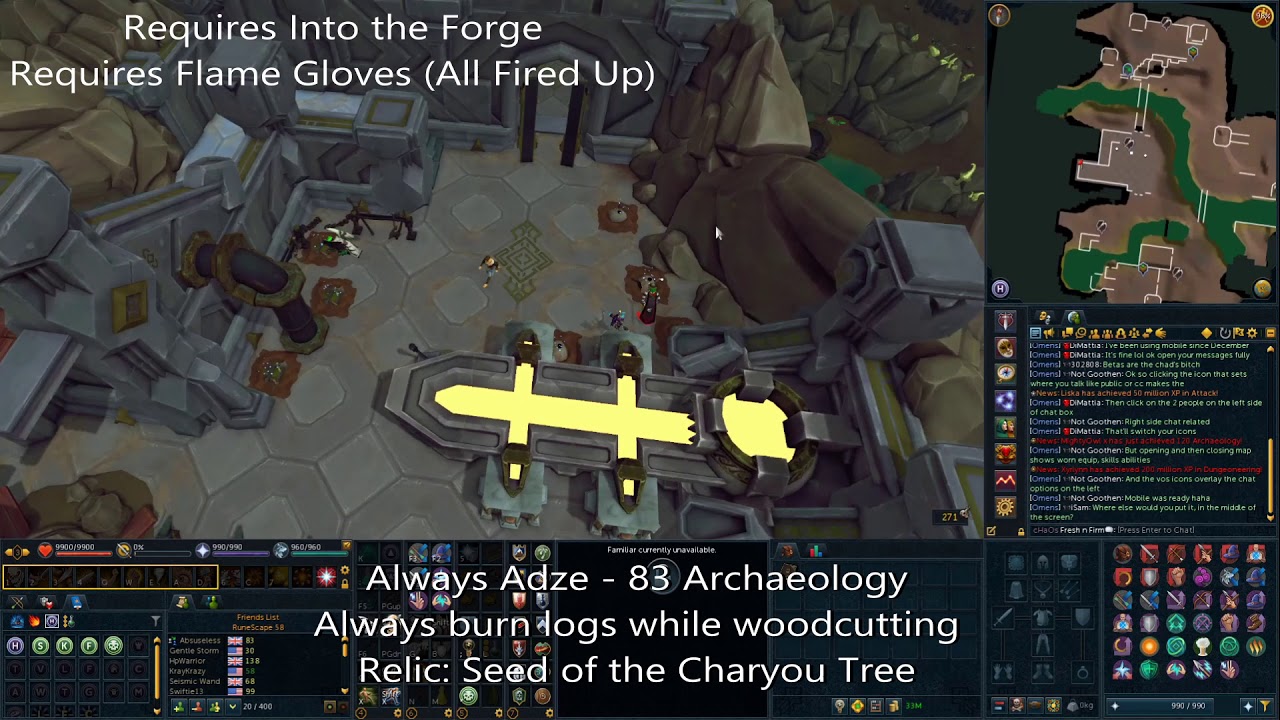 ALL RELIC LOCATIONS + EFFECTS - ARCHAEOLOGY RS3