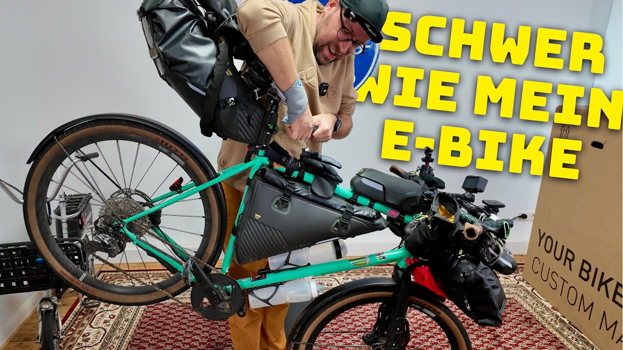 Bikecheck: der Praktikant zeigt sein Bikepacking Setup