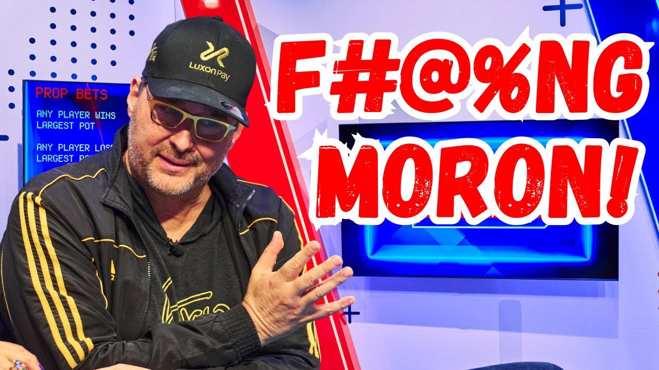 Phil Hellmuth FREAKS Out! $109,400 High Stakes Meltdown!