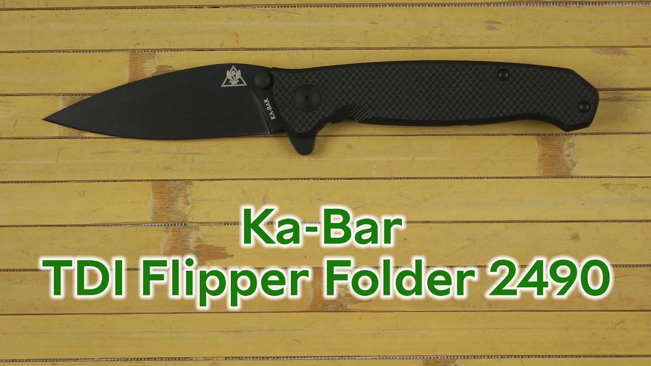 Розпаковка Ka-Bar TDI Flipper Folder 2490 (Ka-Bar_2490)