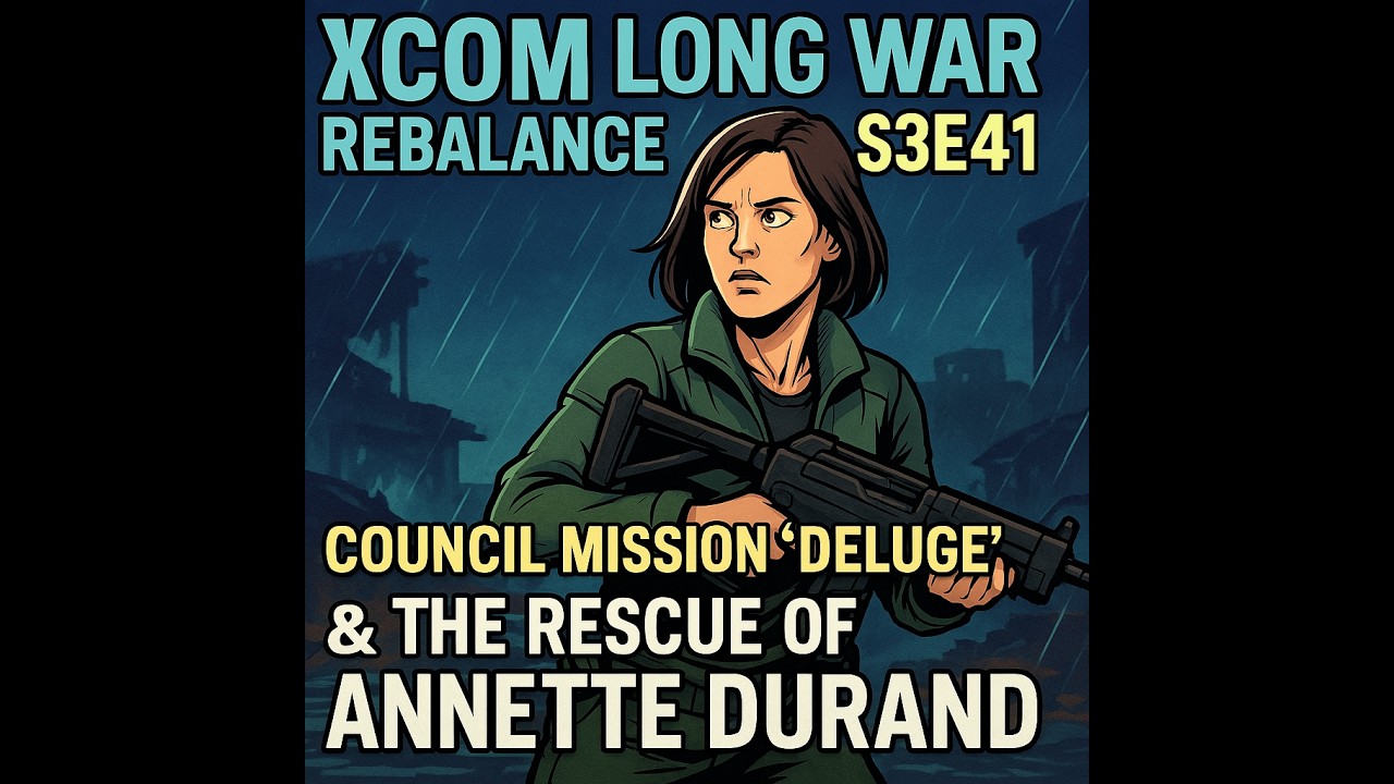 XCOM Long War Rebalance S3E41 – Council Mission ‘Deluge’ & The Rescue of Annette Durand