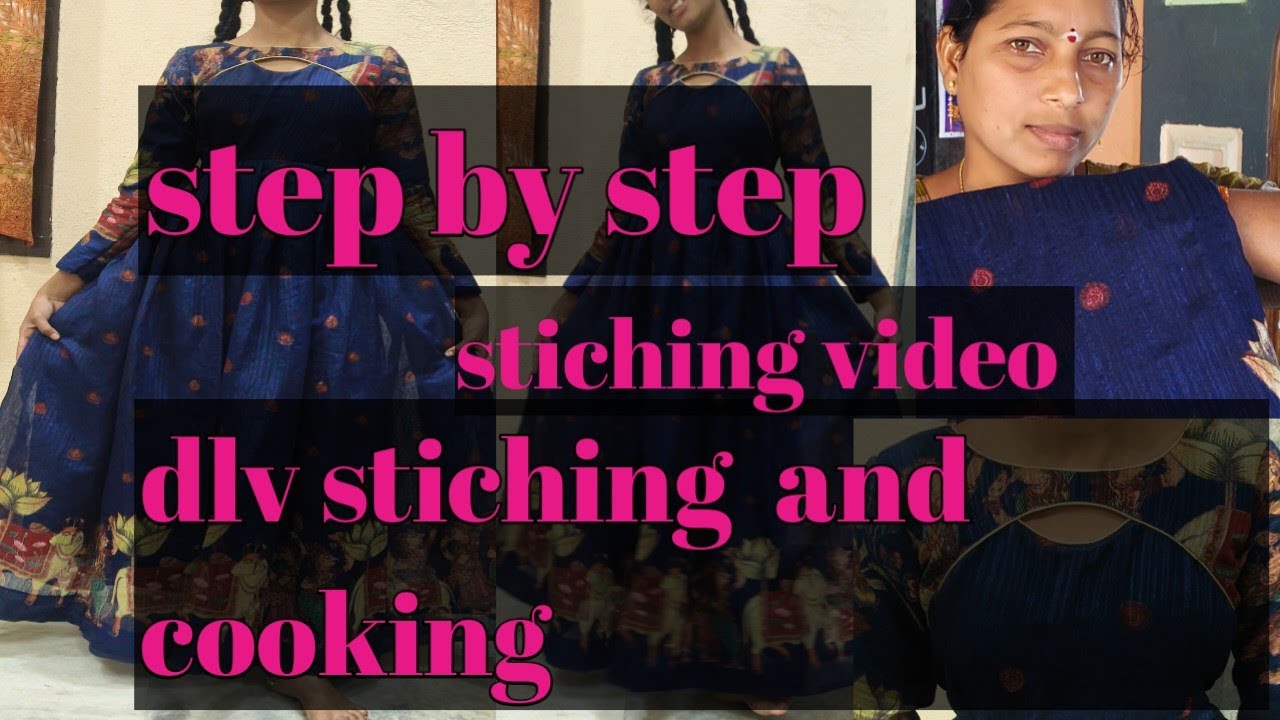 Stiching ఫుల్ vidieo easy methad #Dlv stiching and cooking