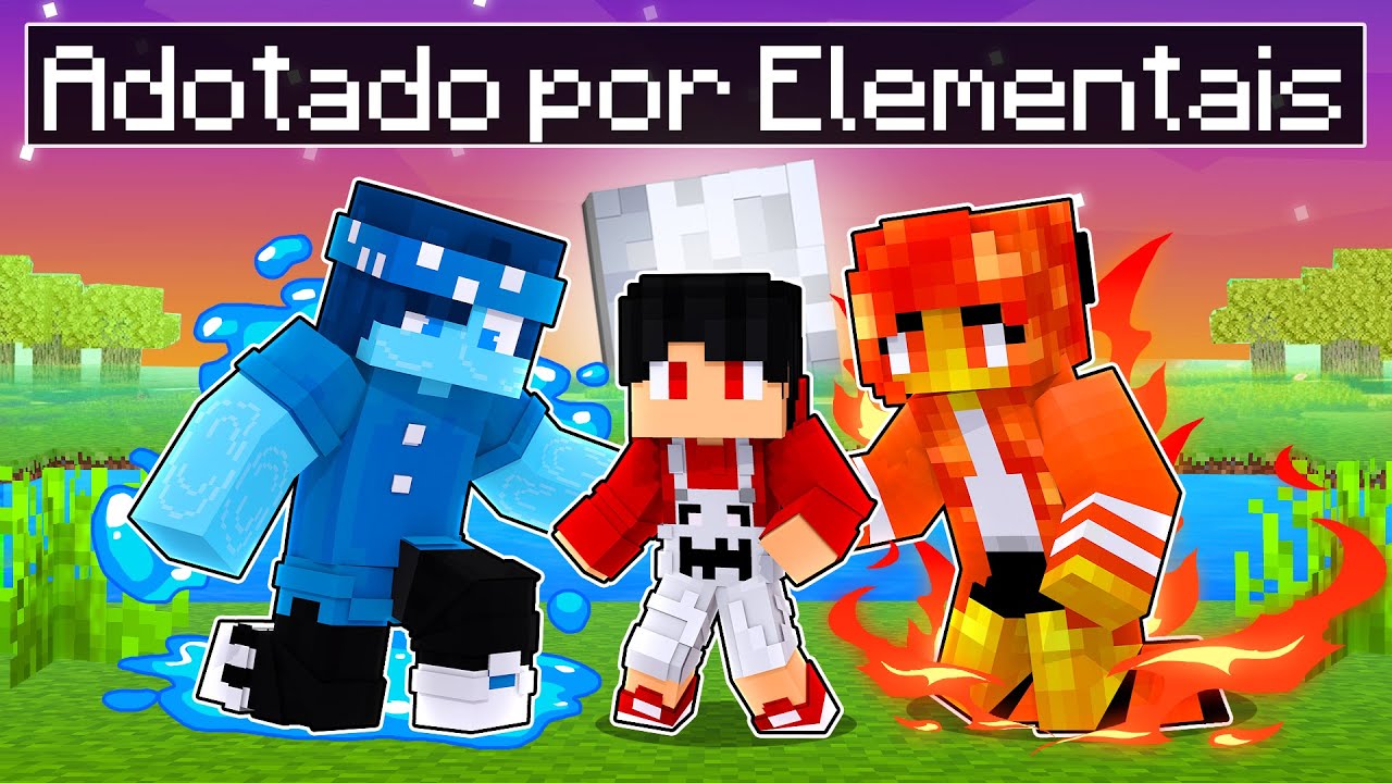 P3DRU foi ADOTADO pelos ELEMENTAIS no Minecraft