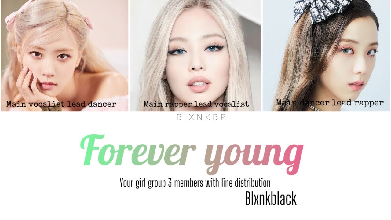 Forever Young (BLACKPINK) [3 MEMBERS]              / Your girl group /
