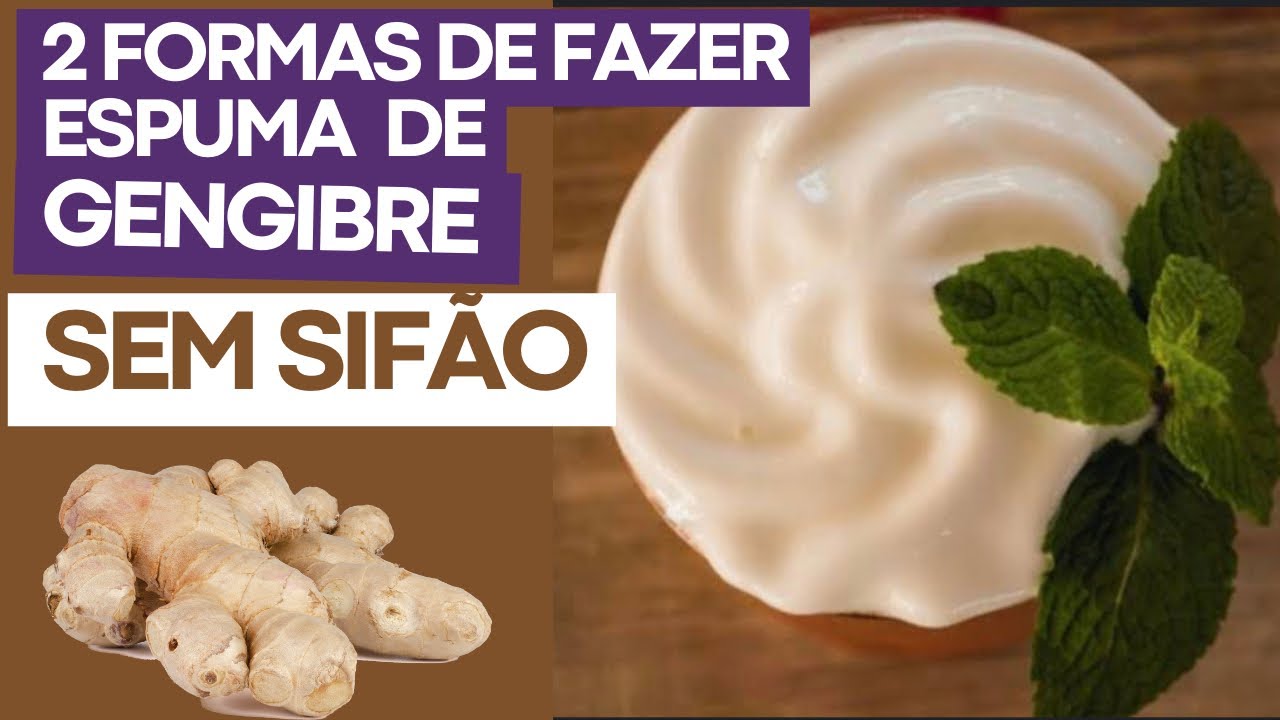 Como fazer espuma de gengibre sem sifão. Como fazer espuma de Moscow mule caseira