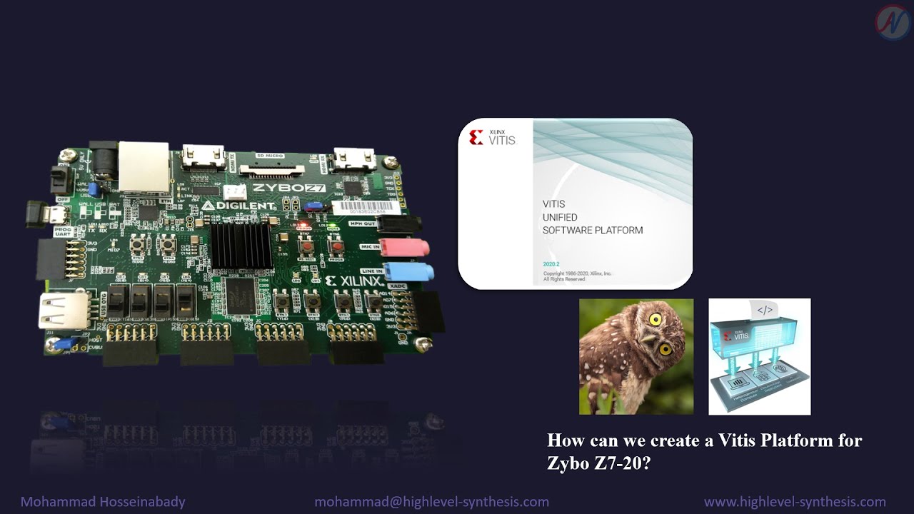How to create Zybo-z7-20  Hardware Vitis Platform
