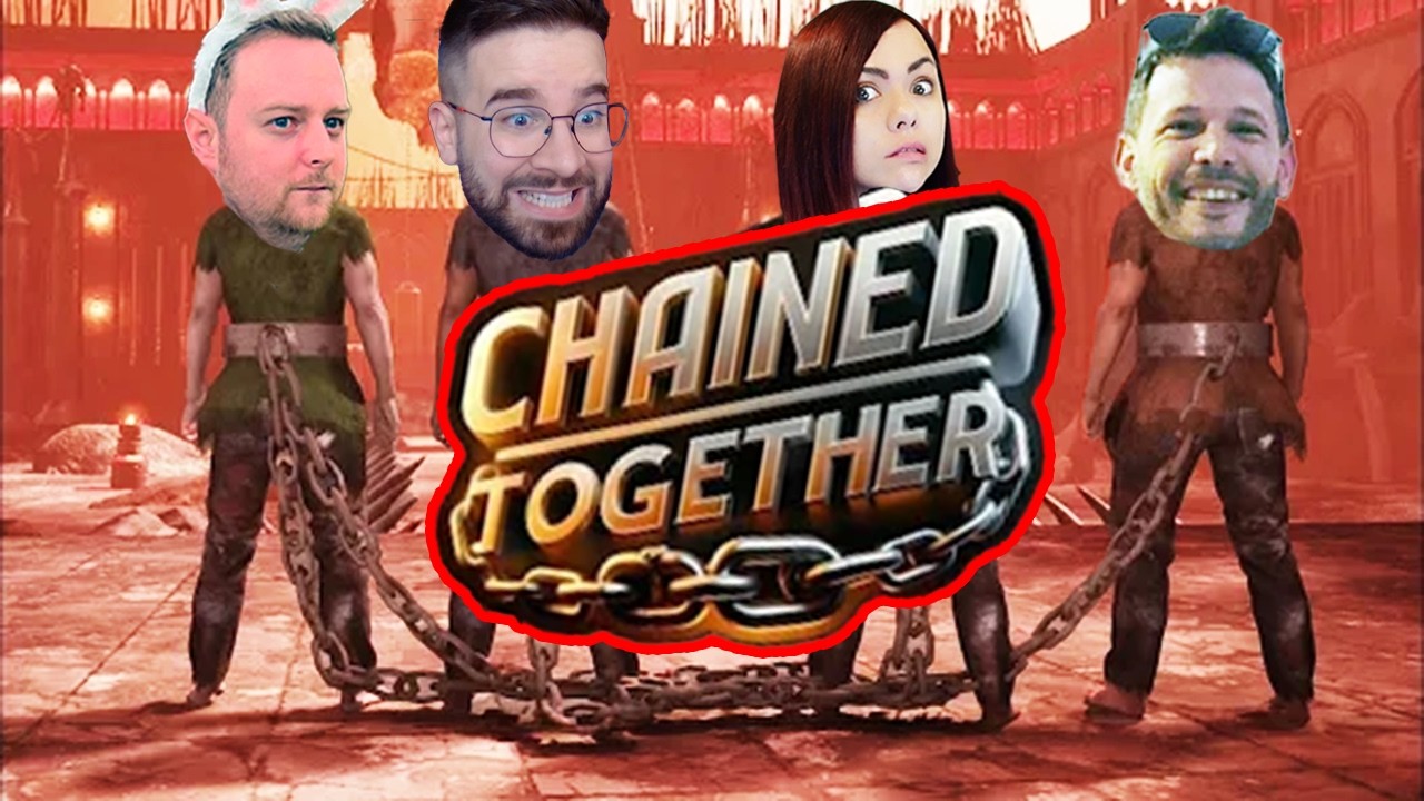 VIDEÓSOK ÖSSZEKÖTVE, ez egy RÉMÁLOM! | Chained Together w/ ZsDav, Doggyandi, Immu
