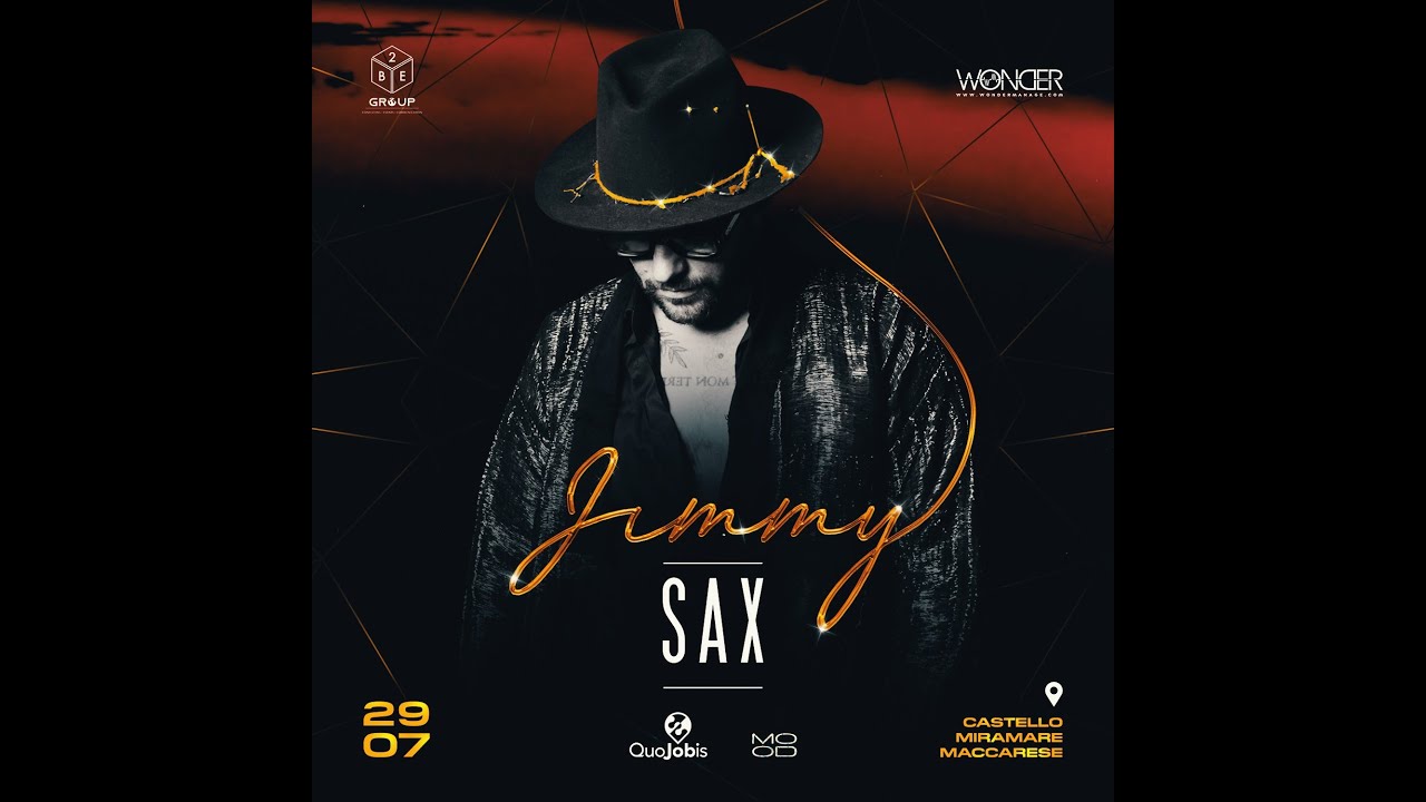 JIMMY SAX Eric Prydz - Opus 29/07/2022 Castello Miramare di MACCARESE