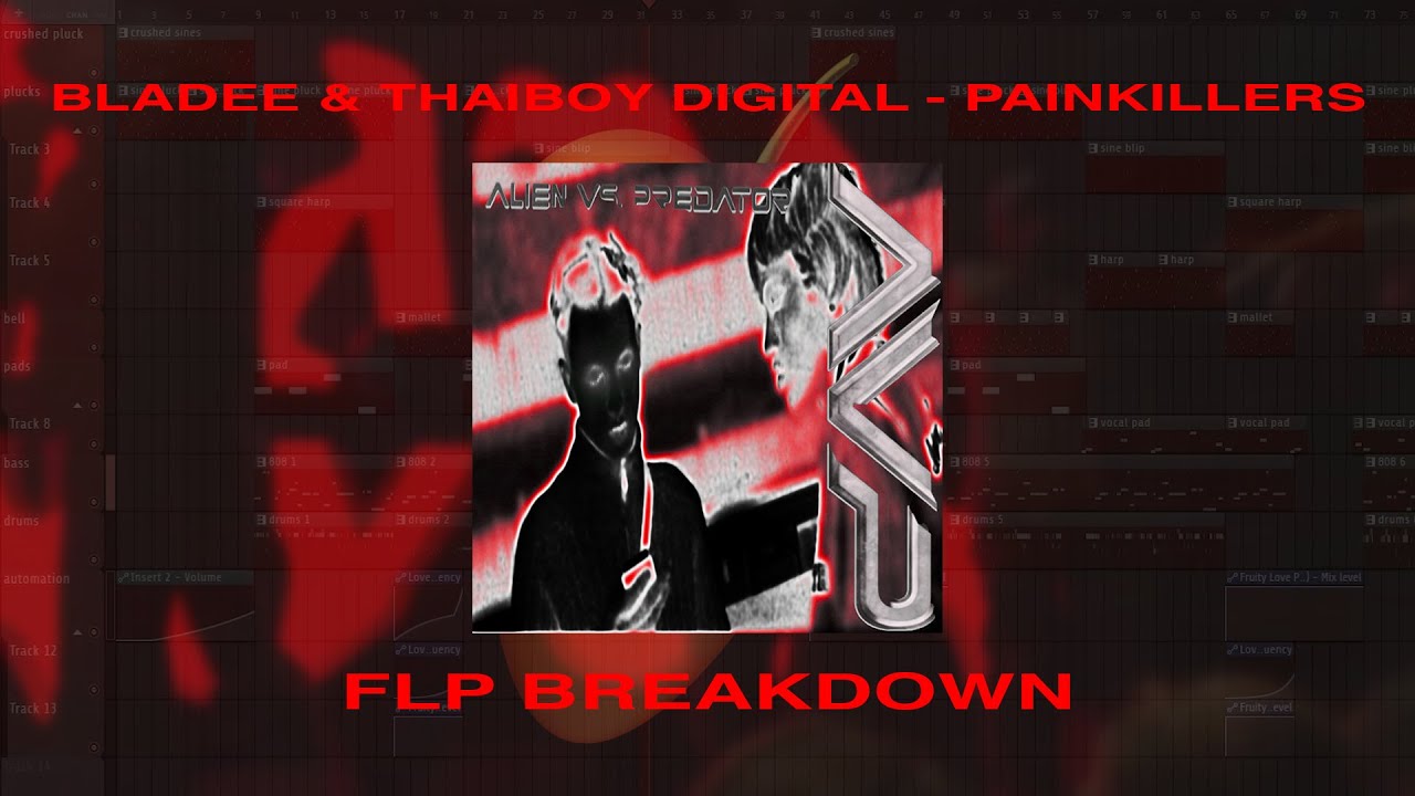 bladee & thaiboy digital - painkillers instrumental (reprod. jasper)