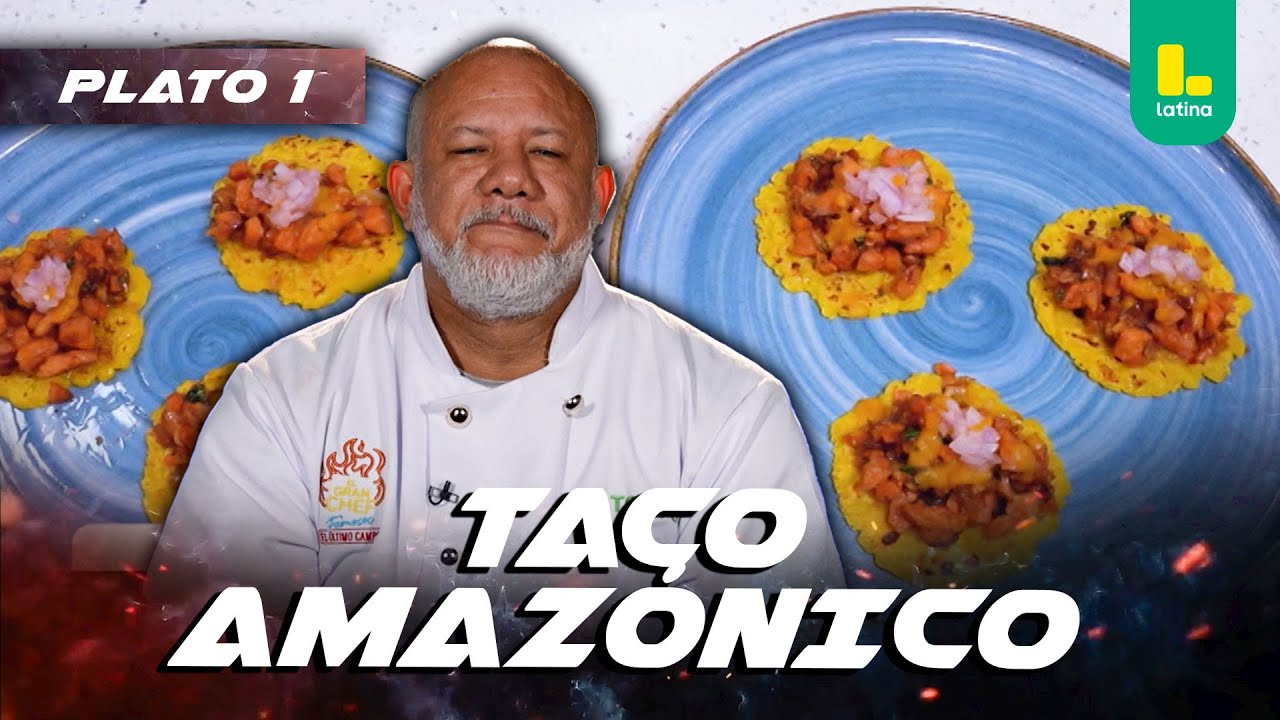 Taco amazónico de plátano bellaco, con chorizo regional y salsa de aguaje | El Gran Chef Famosos