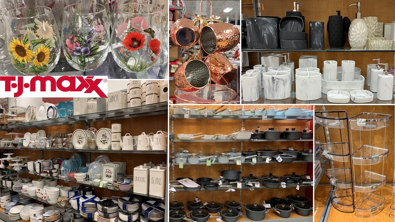 TJ Maxx Kitchen Home Decor * Dinnerware * Bathroom Accessories | Shop With Me 2021