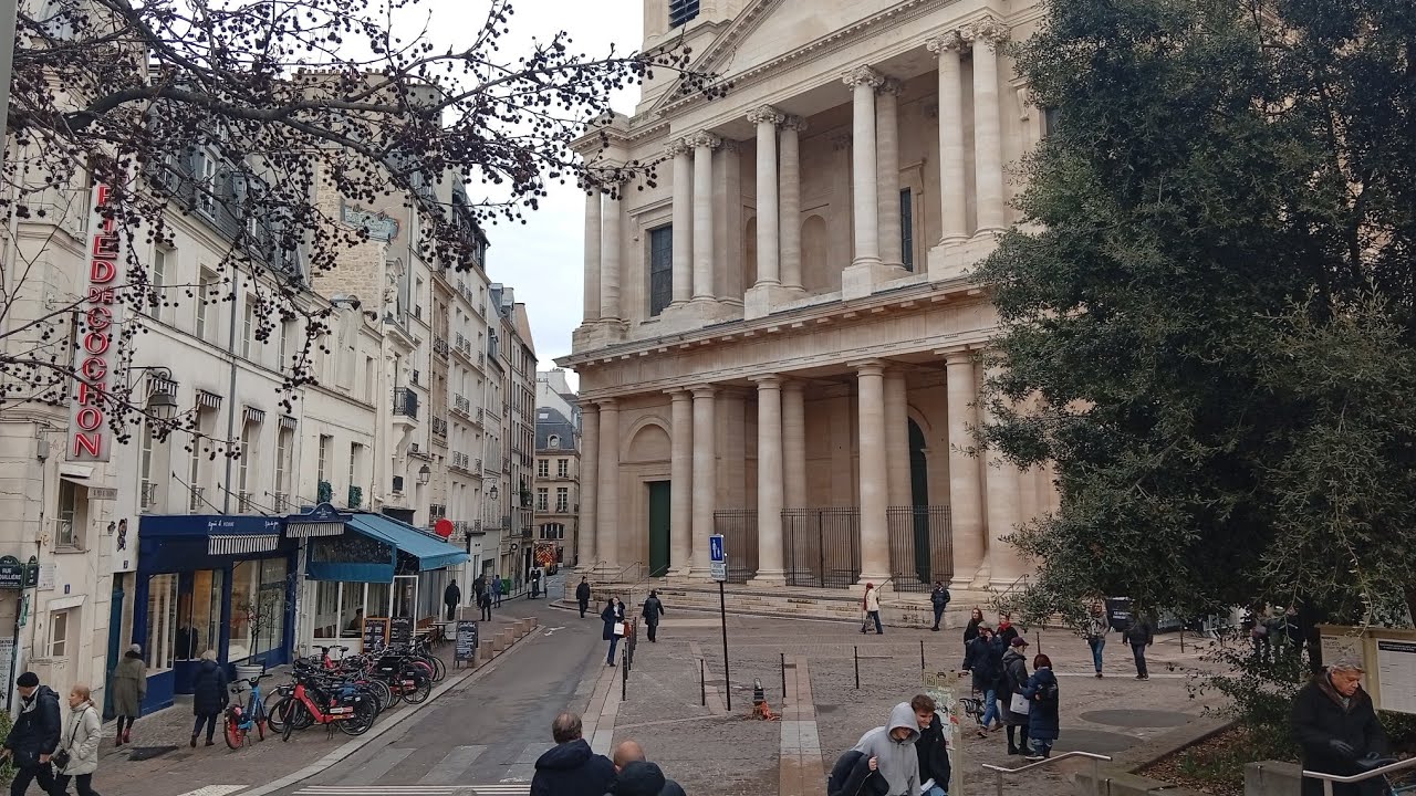 Paris 🇨🇵 France City 🏙️ Center Lifestyle Walking Tour Vlog in HD 1080P VIDEO 📸📸