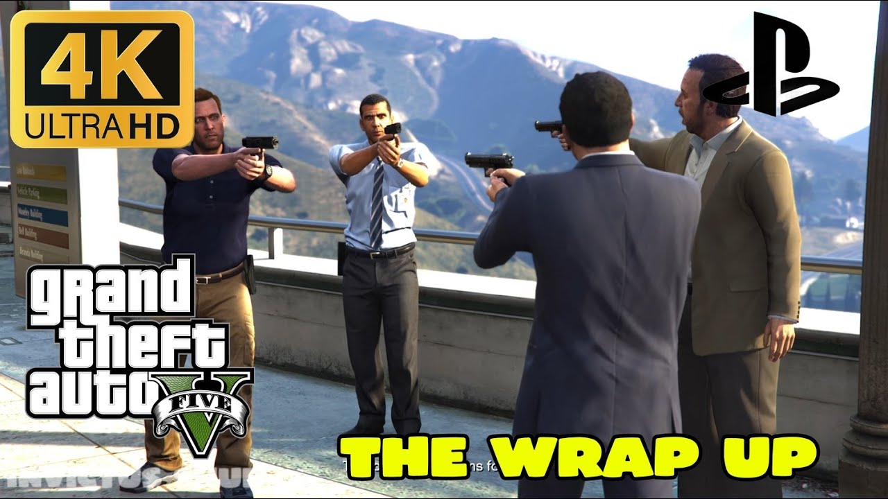 GTA V PS5 – The Wrap Up | FIB Showdown | Michael & Trevor | 4K 60FPS No Commentary