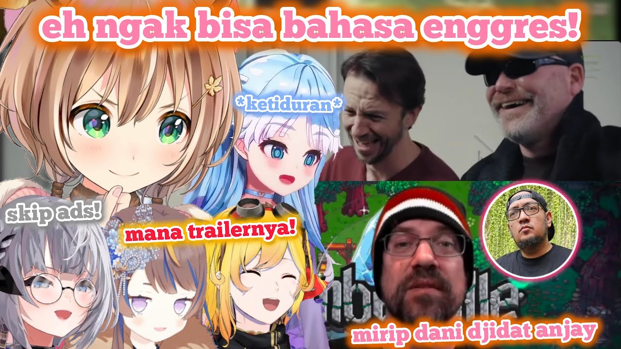 Kelakuan ngakak HoloID watchalong yang dadakan jadi sesi gibah [Risu, Zeta, Kobo, Kaela, Anya]
