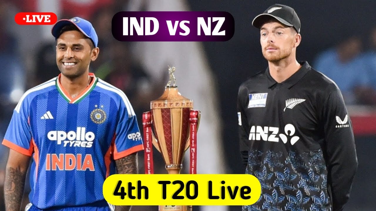 INDIA VS NEW ZEALAND 4TH T20 LIVE 🔥