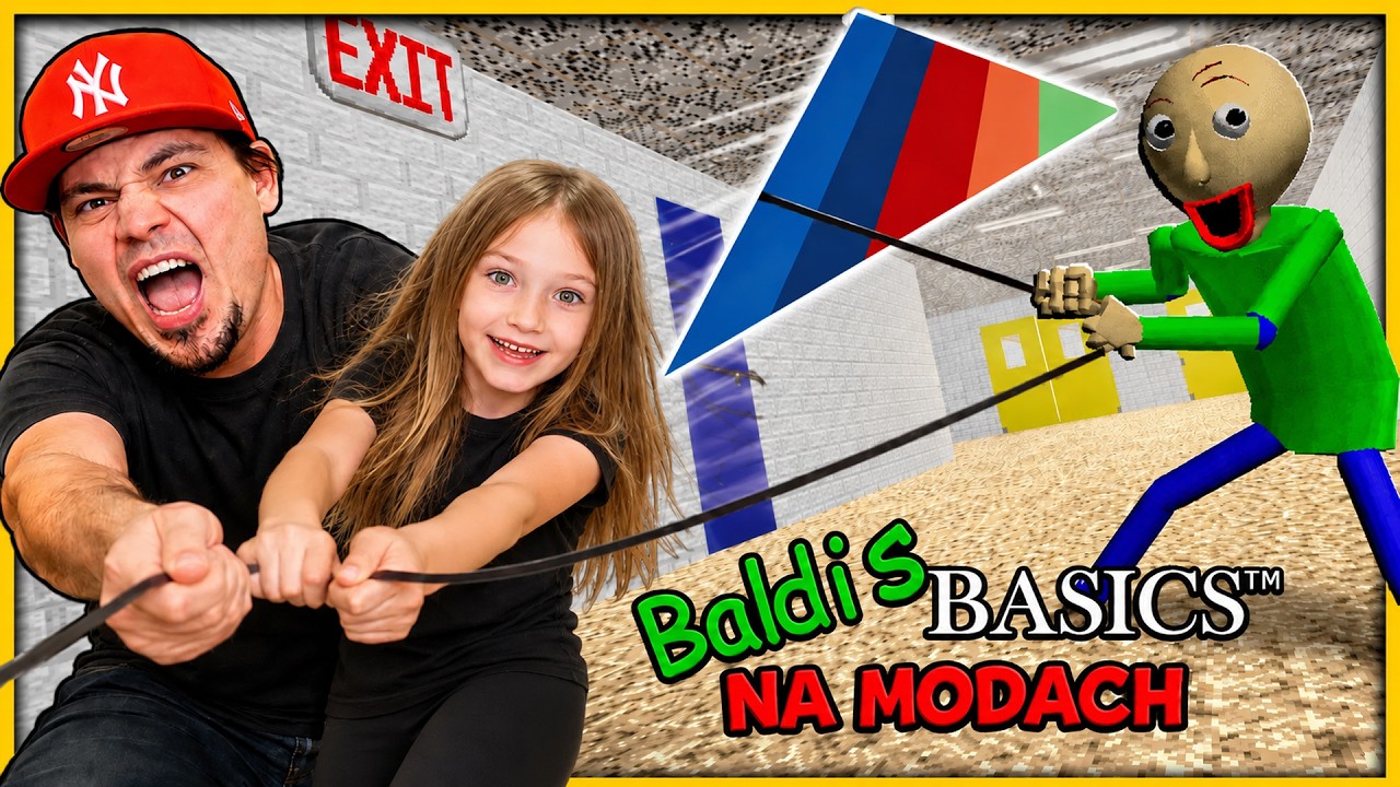 PUSZCZAMY LATAWCA Z BALDI'M?! *trzy nagłupsze mody ever* 🏫 Baldi na Modach