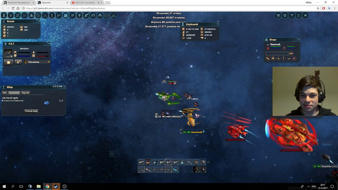 #5 Darkorbit - Uciekamy z Rev'em/walczymy i takie tam :D