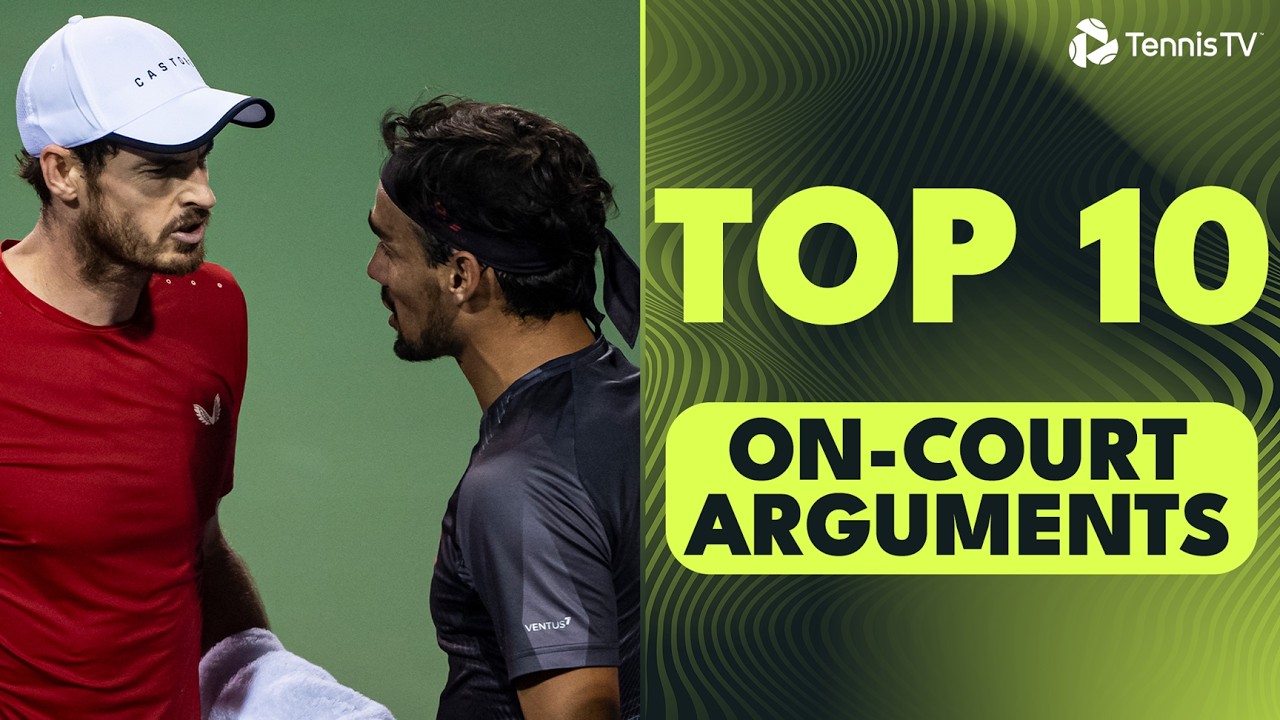 Top 10 On-Court ATP Tennis Arguments!