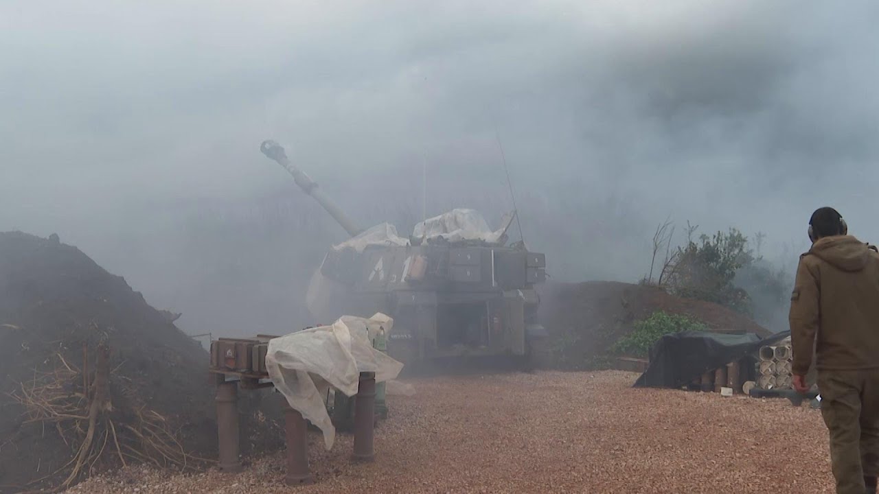Israel mobile artillery fires shells toward Lebanon as exchanges with Hezbollah continue